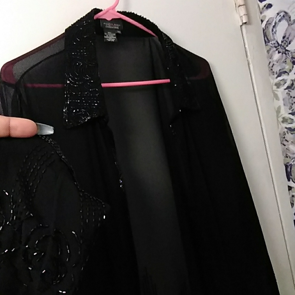 Vintagey Beaded Blouse